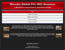 Tablet Screenshot of pel-mel.cz